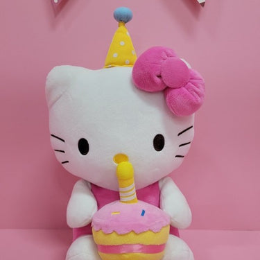 Sanrio Characters Party Hat Cake Plush